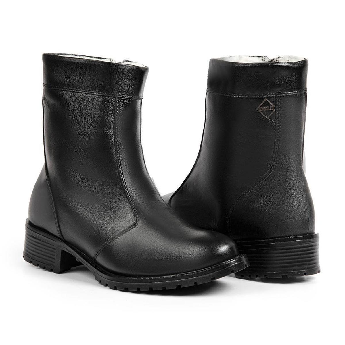 Bota Oslo Viena para Neve em Couro Forrada com Lã e Impermeável Feminina é ruim? Bota Oslo Viena para Neve em Couro Forrada com Lã e Impermeável Feminina é boa?