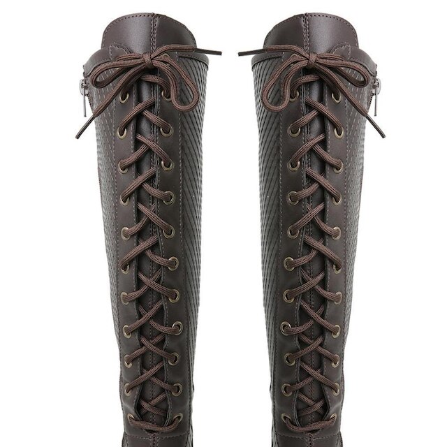 Bota Over Feminina Cano Longo Montaria Com Cadarco 11653