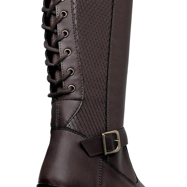 Bota Over Feminina Cano Longo Montaria Com Cadarco 11653