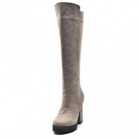 Bota Over The Knee DuduDias10 Feminina - Bege