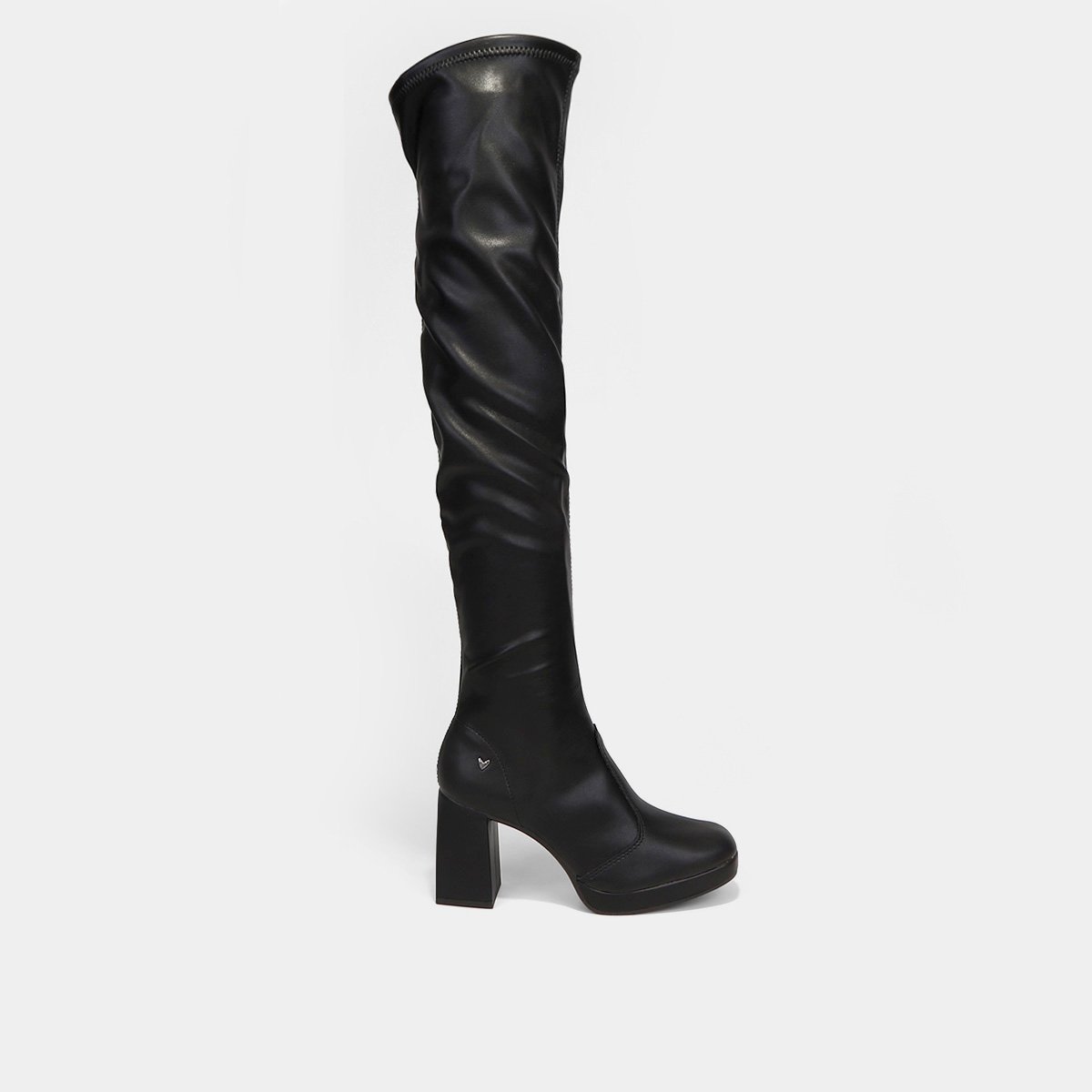 Bota Over The Knee Mississipi Salto Bloco Feminina Menor preço em Bota Over The Knee Mississipi Salto Bloco Feminina