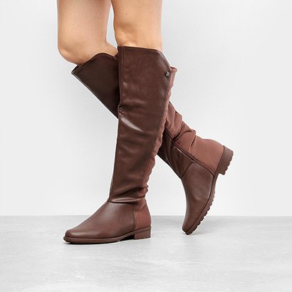 bota over cano curto