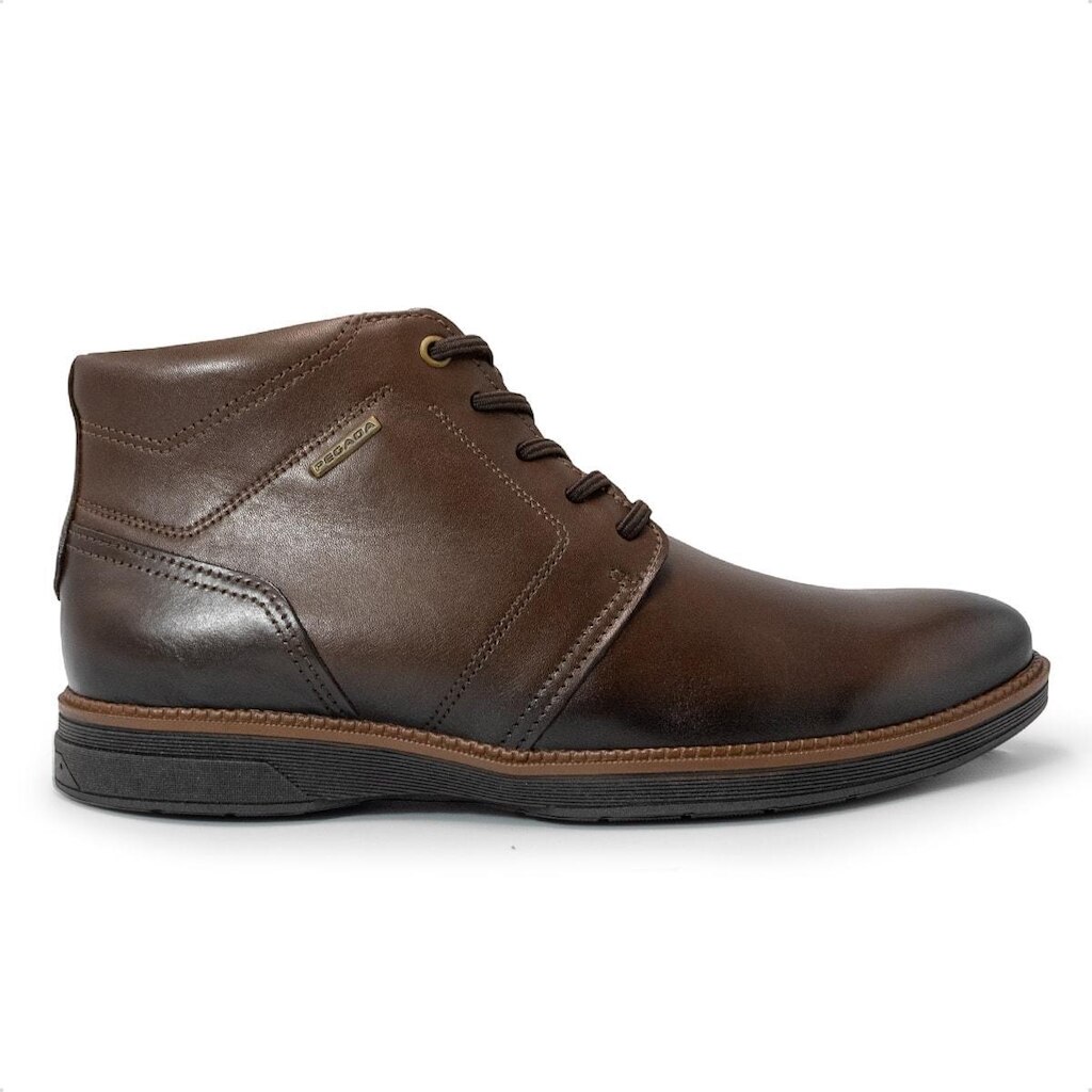 Bota Pegada Masculina Cardiff em Couro 126753