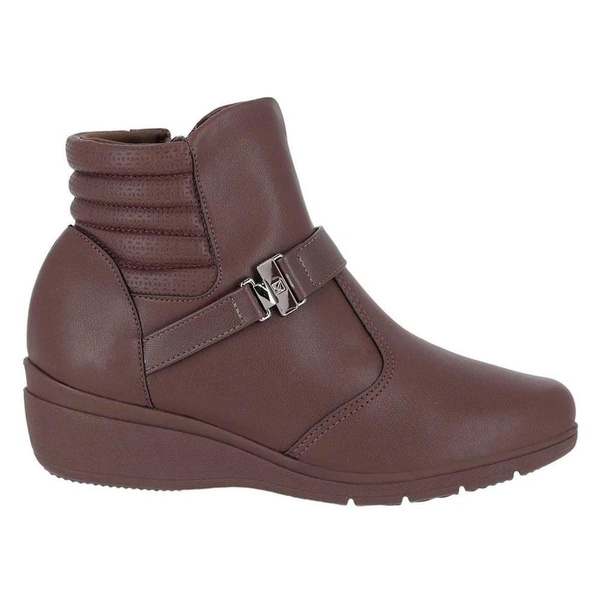 Bota Piccadilly Anabela Beth Feminina Menor preço em Bota Piccadilly Anabela Beth Feminina