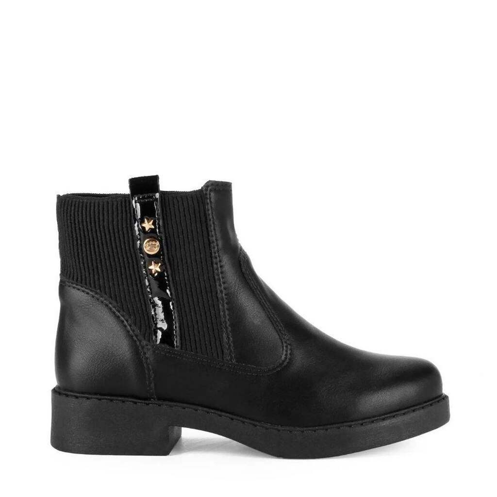 Bota Pink Cats Cano Baixo Feminina Preto