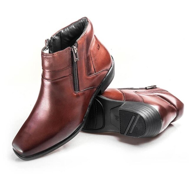 Bota Rafarillo Country Masculina Couro Lisa Urbano