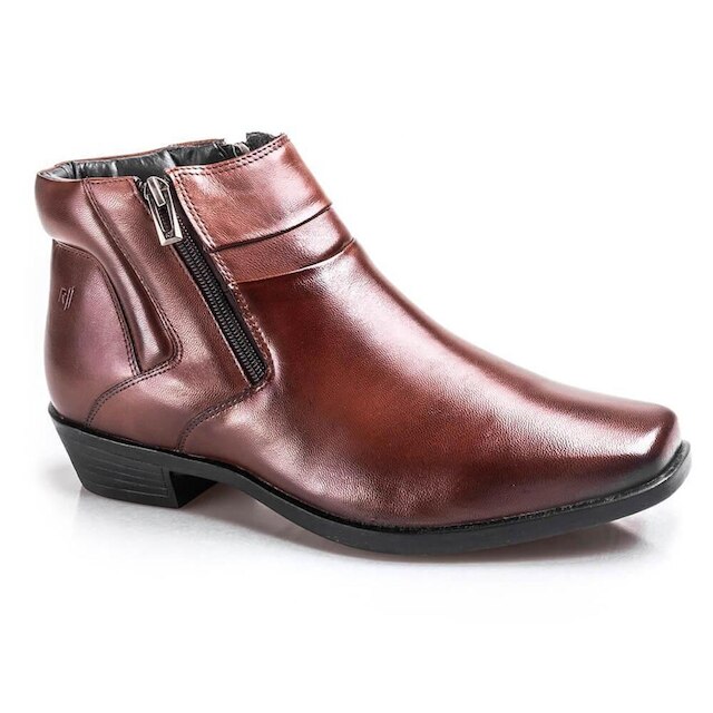 Bota Rafarillo Country Masculina Couro Lisa Urbano