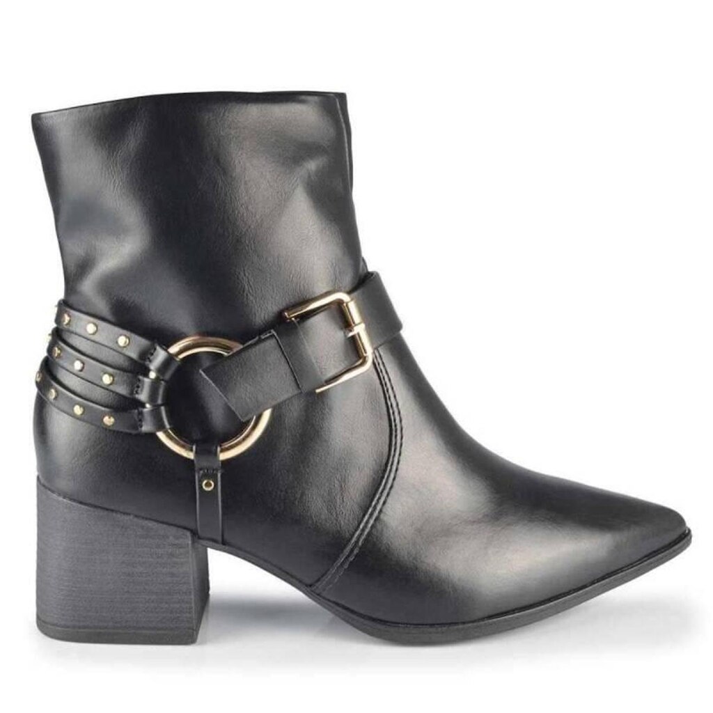 Bota Ramarim Cano Curto - Feminina - Preto