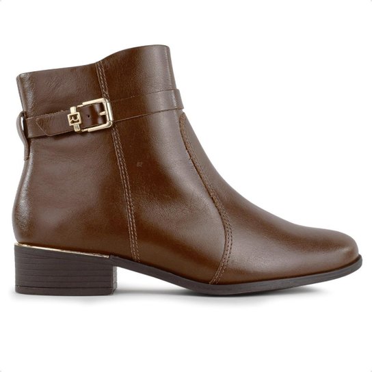 Bota Ramarim Cano Curto Fivela Feminina