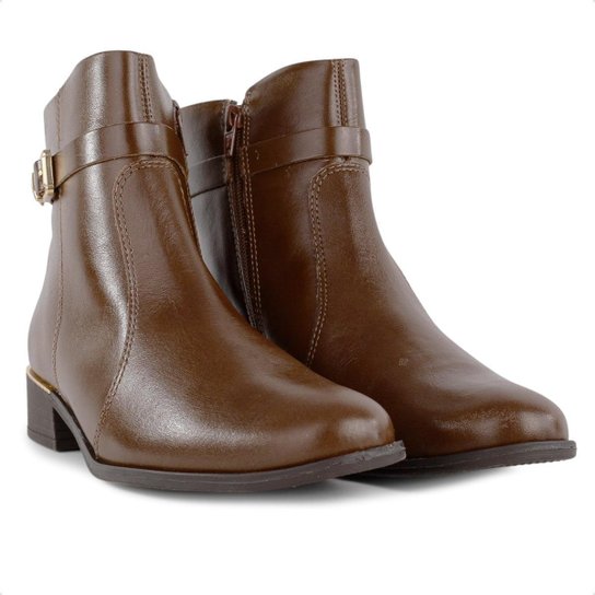 Bota Ramarim Cano Curto Fivela Feminina