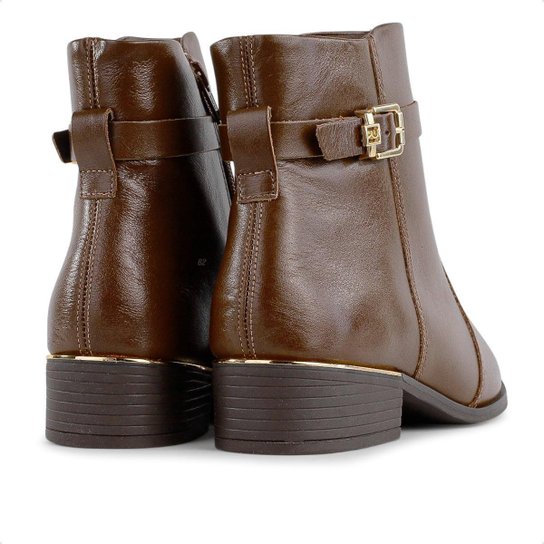 Bota Ramarim Cano Curto Fivela Feminina