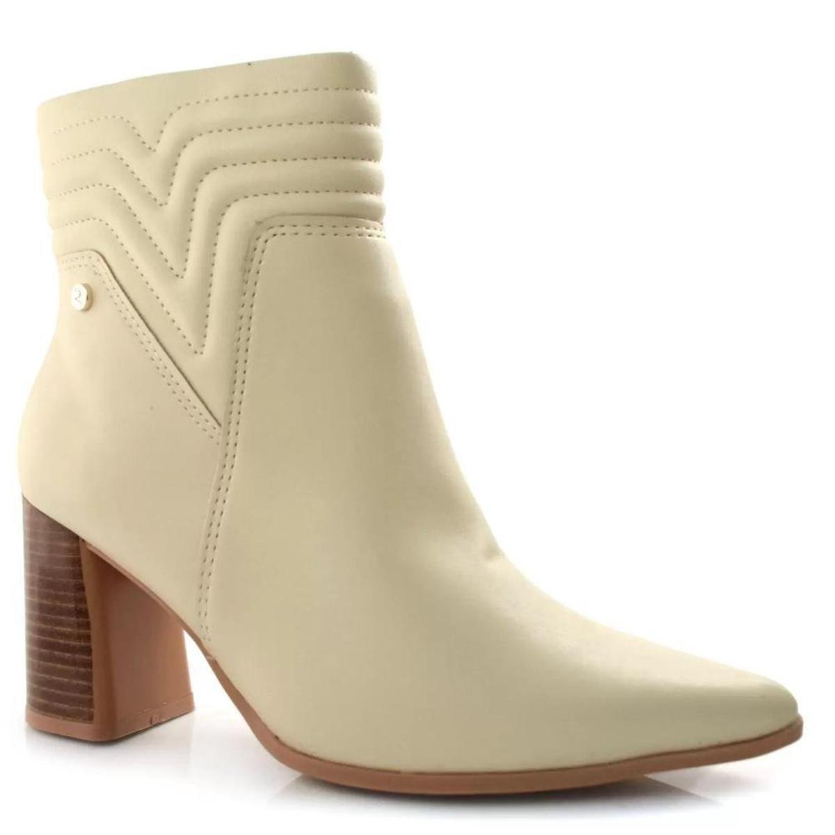 Bota Ramarim Feminina Aveia Preto e Whisky Ref:58123