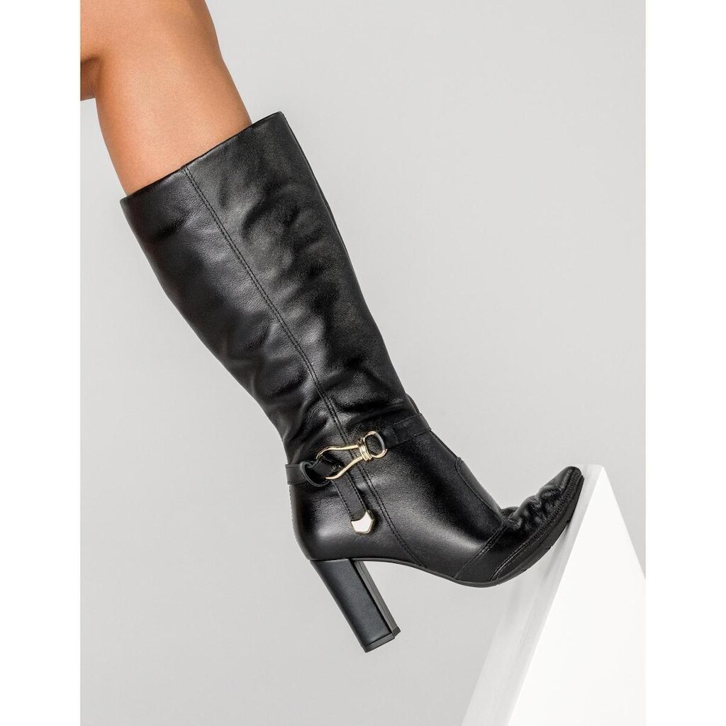 Bota Ramarim Feminina Cano Longo Salto Alto 2615104