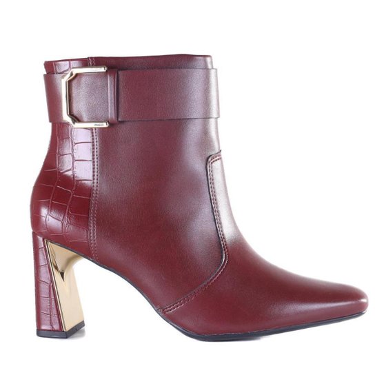 Boot Bota Vinho Ramarim Bota Vinho Ramarim Bota Coturno Ramarim