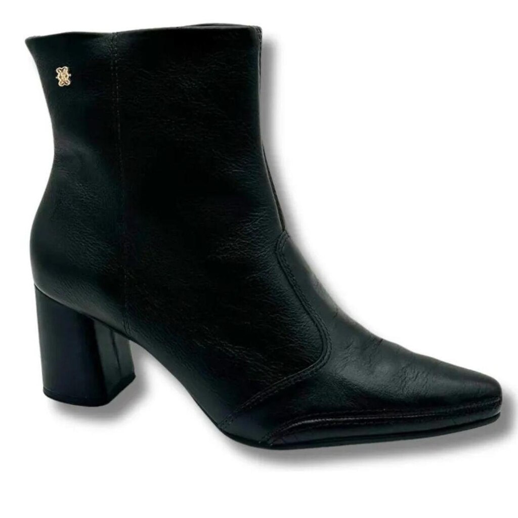 Bota Ramarim Preto Feminino Original 26-63101