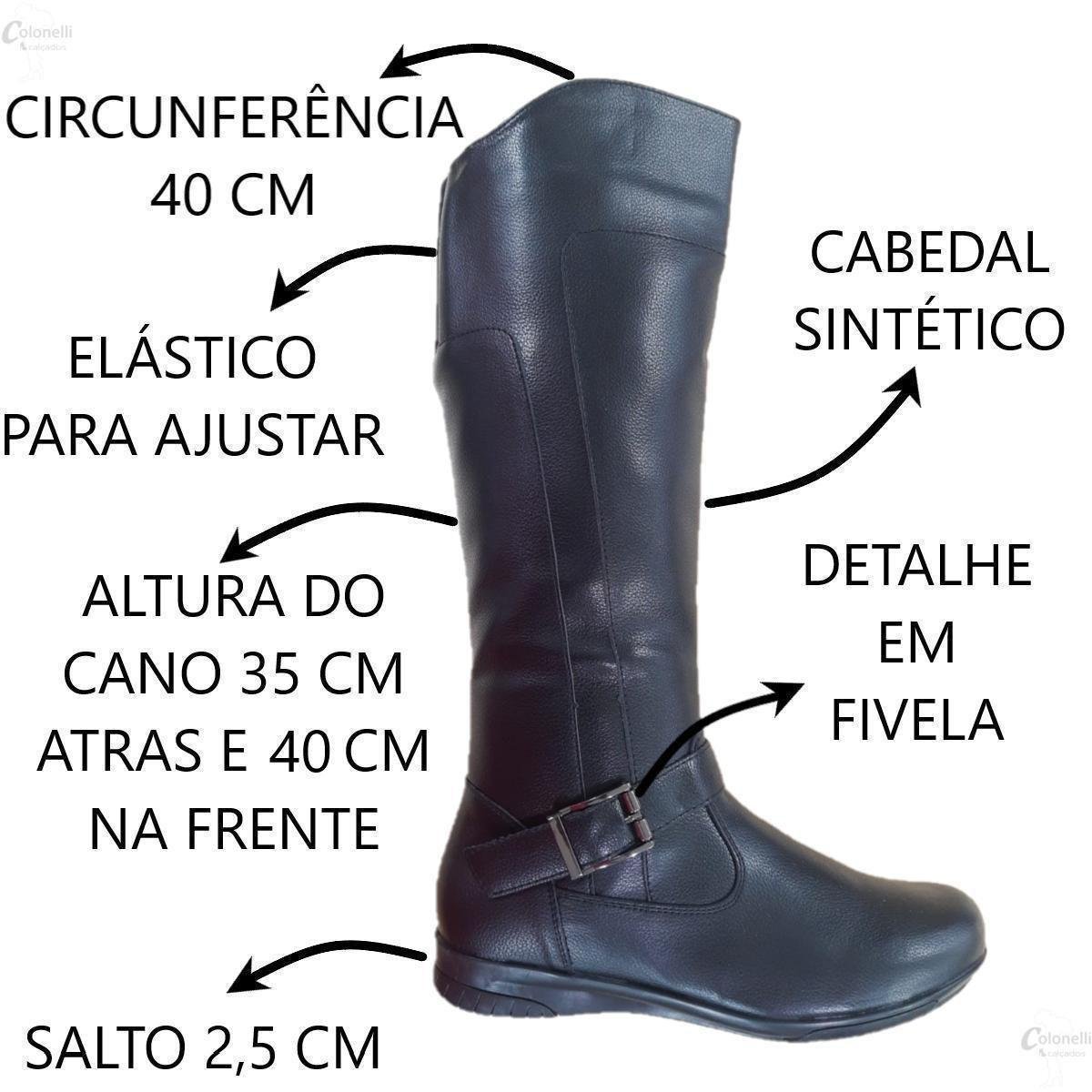 Bota Rasteira Feminina Cano longo Conforto Mooncity 71086 - Preto Menor preço em Bota Rasteira Feminina Cano longo Conforto Mooncity 71086 - Preto