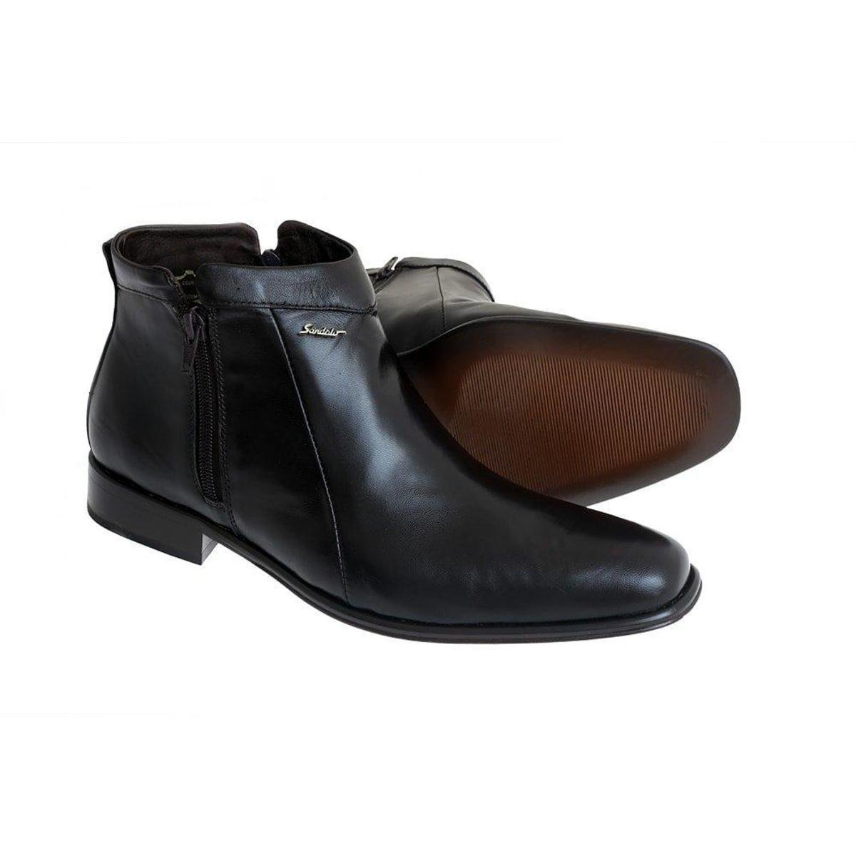 Bota Sandalo Social Bourbon Masculina - Café | Zattini