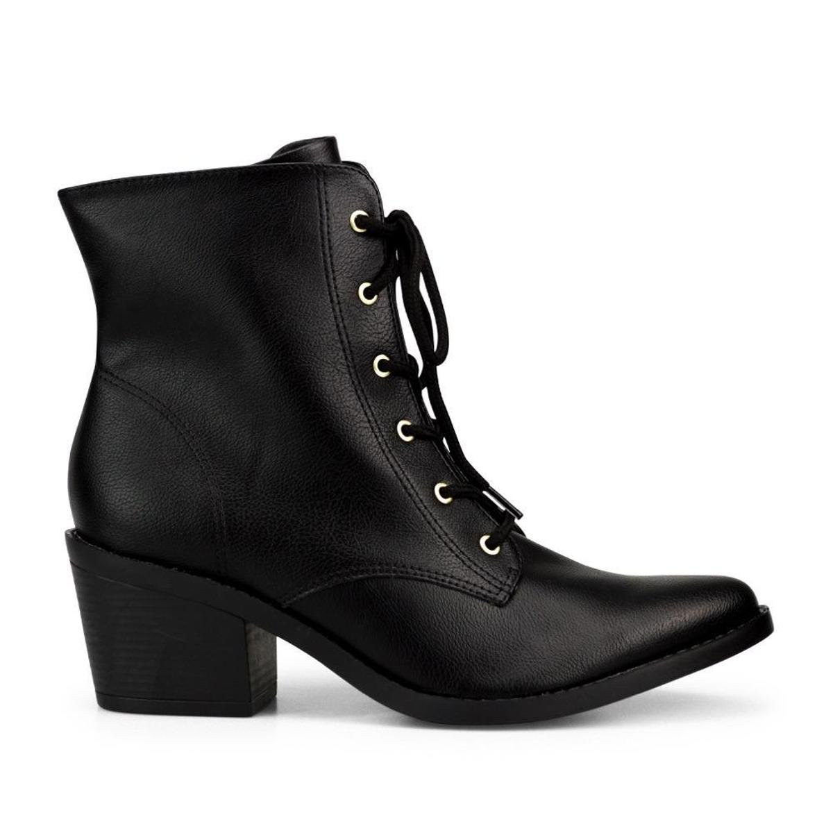 bota cano curto sapatinho de luxo
