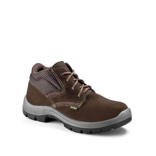 Bota Segurança Bellga Tenis Sapato Botina Nobuck Amarração Zattini