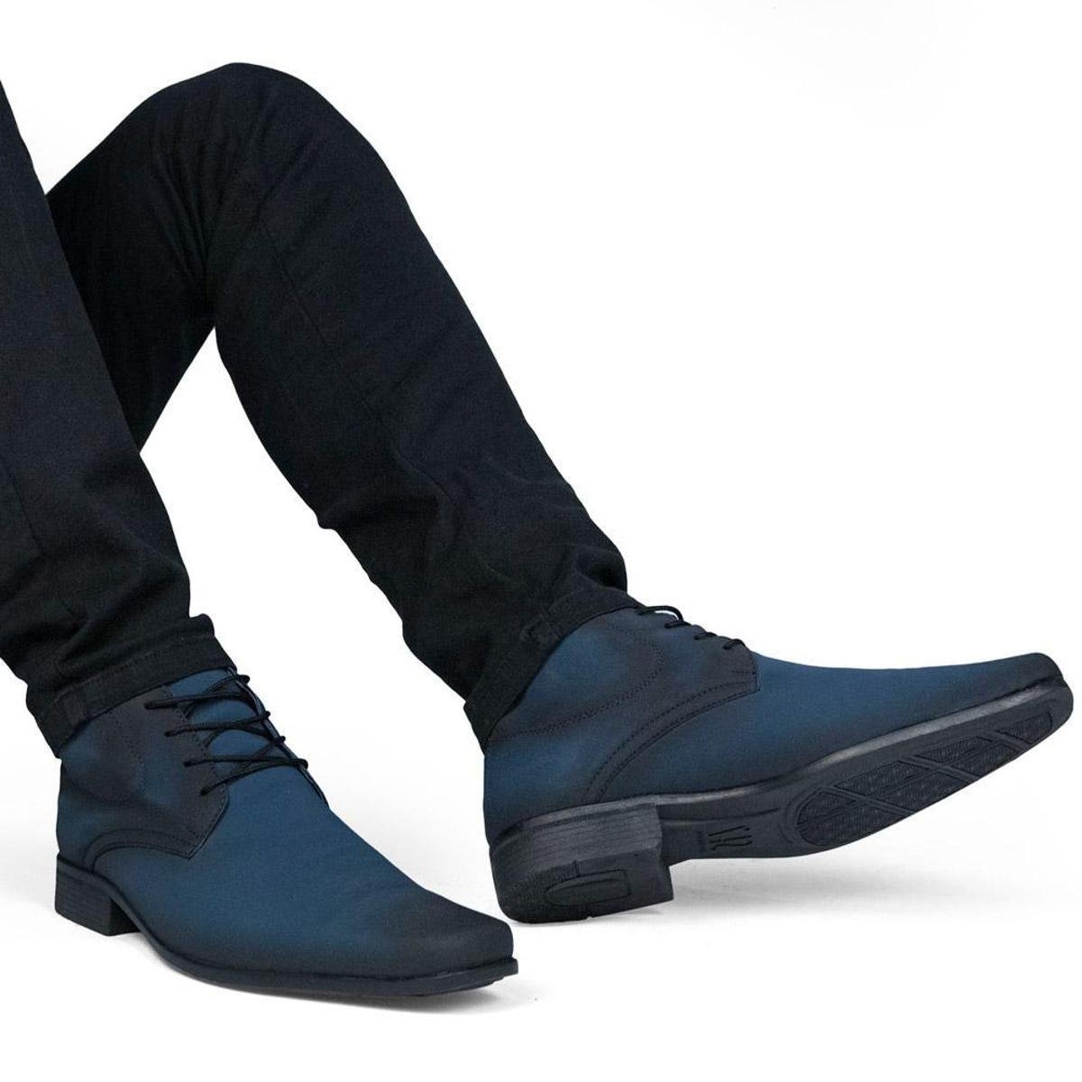 Bota Social Masculina Camila Nicacio Cano Médio Nobuck Bico Fino Quadrado Slim Menor preço em Bota Social Masculina Camila Nicacio Cano Médio Nobuck Bico Fino Quadrado Slim