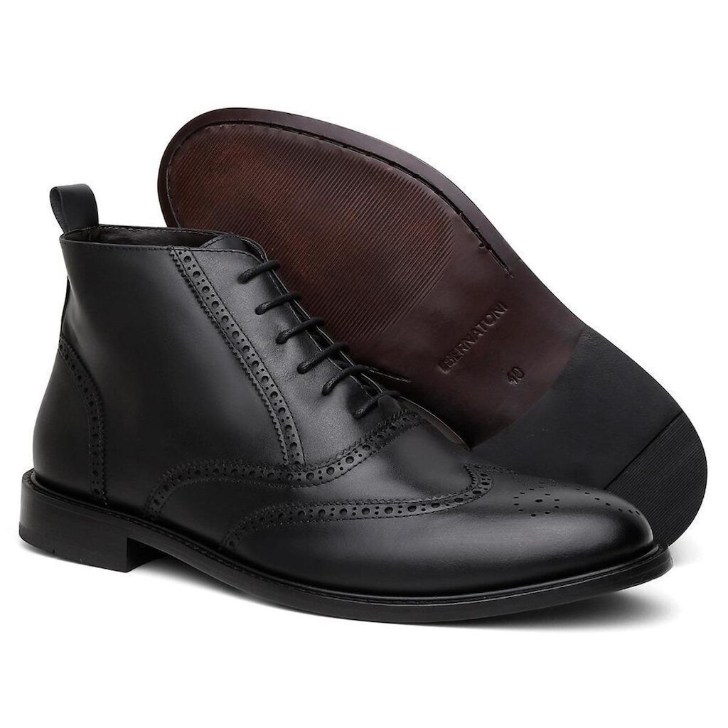 Bota Social Masculina Toronto em Couro