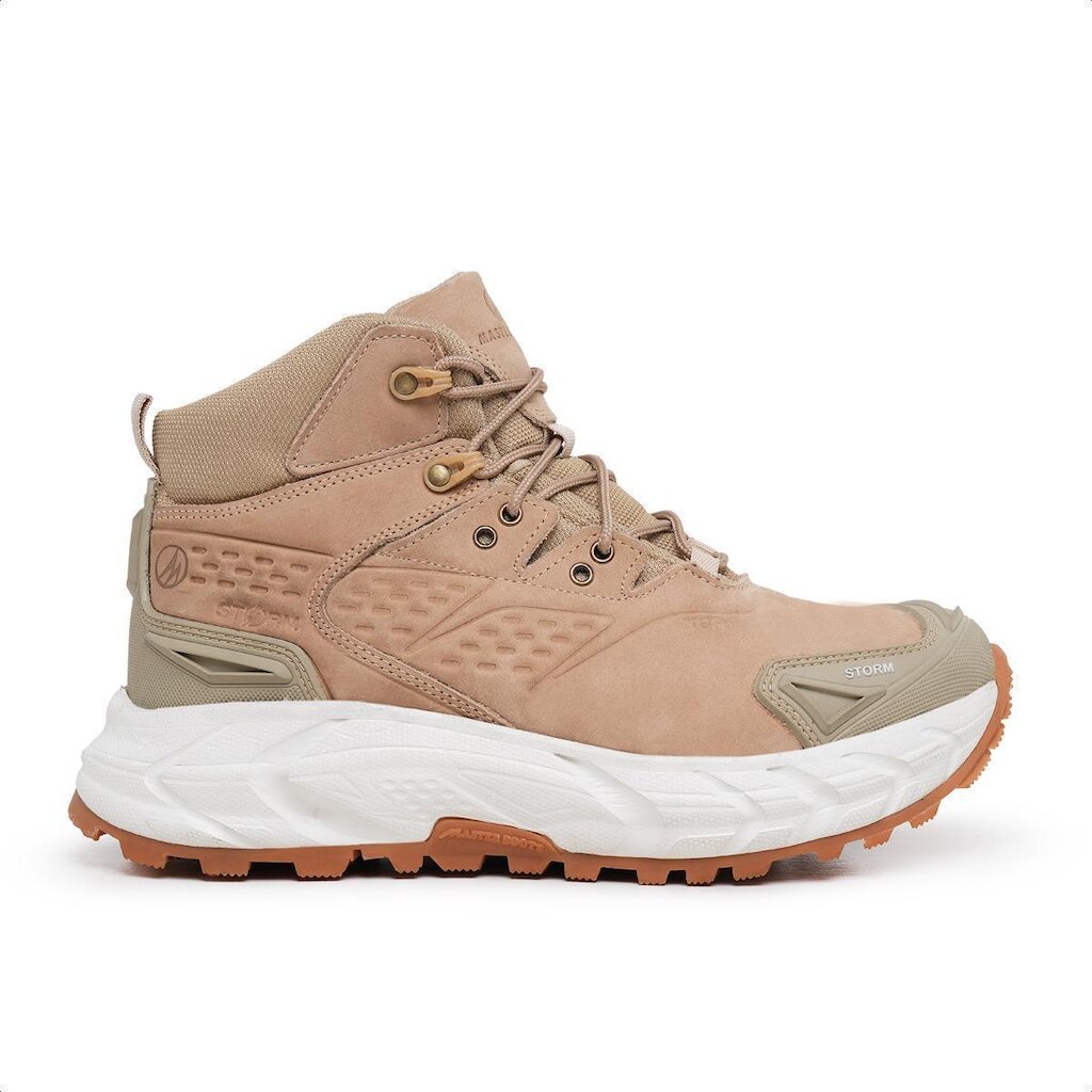 Bota Tênis Adventure Leve Conforto Em Couro Palmilha Gel