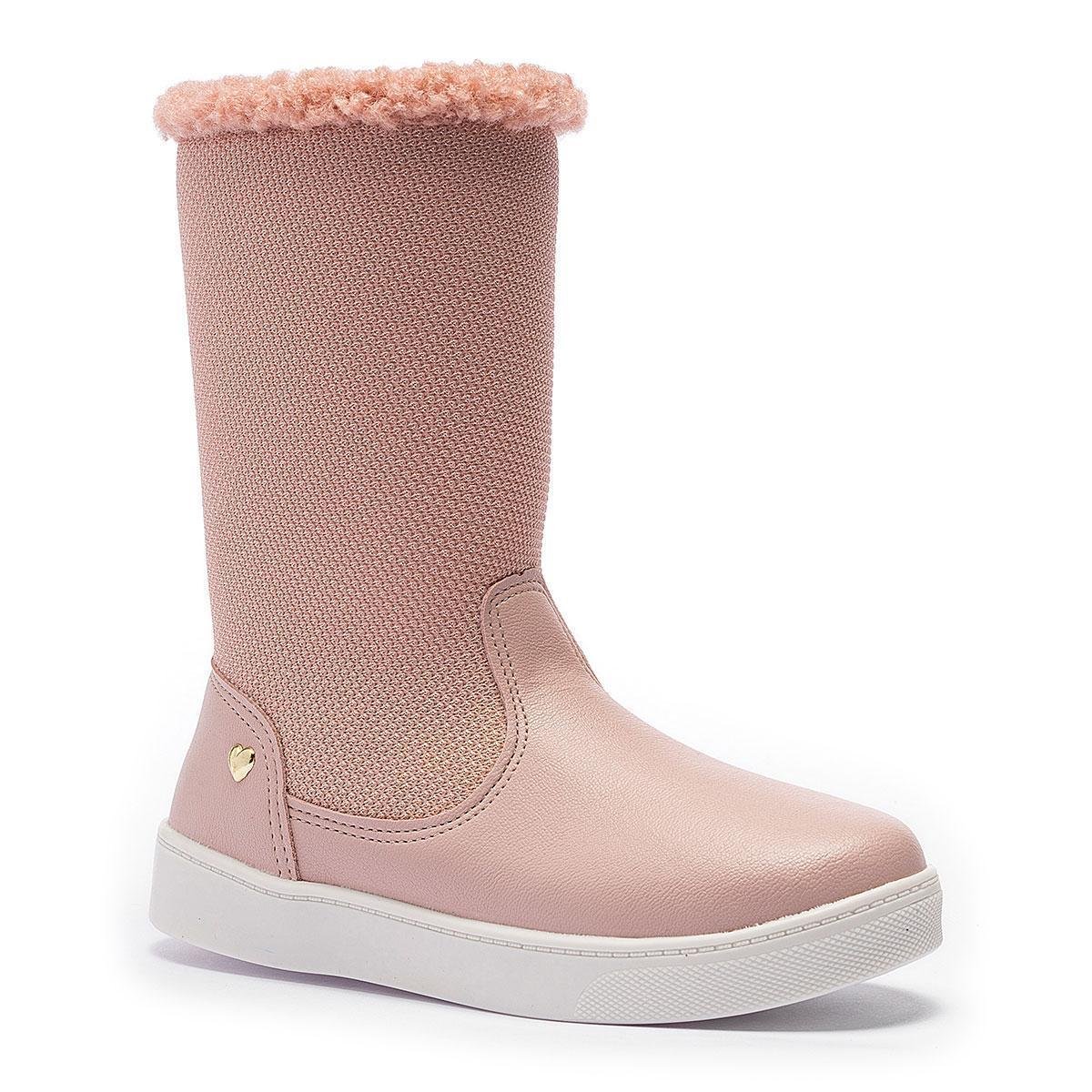 Bota Tênis Feminina Infantil Tininha Menina Casual com Pêlo Menor preço em Bota Tênis Feminina Infantil Tininha Menina Casual com Pêlo