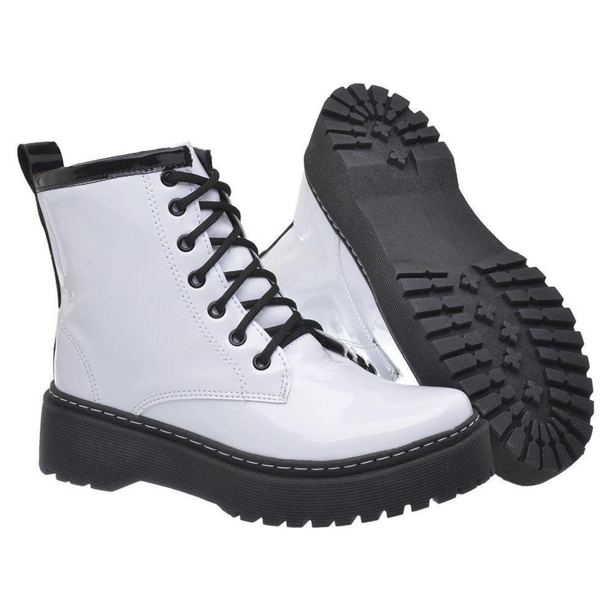 Bota Terra do Calçado Casual Feminina - Branco | Zattini