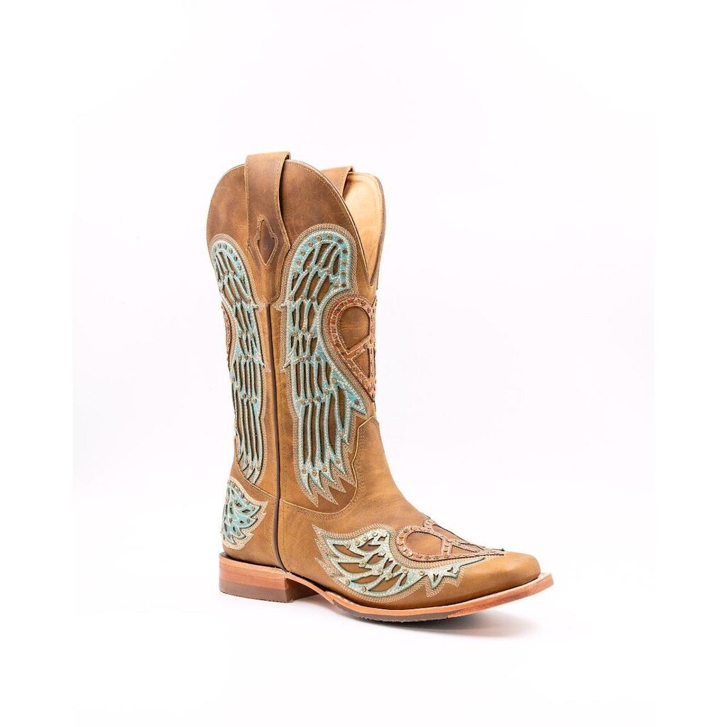 Bota Texana Feminina Goyazes Dallas Ocre 233203-CC