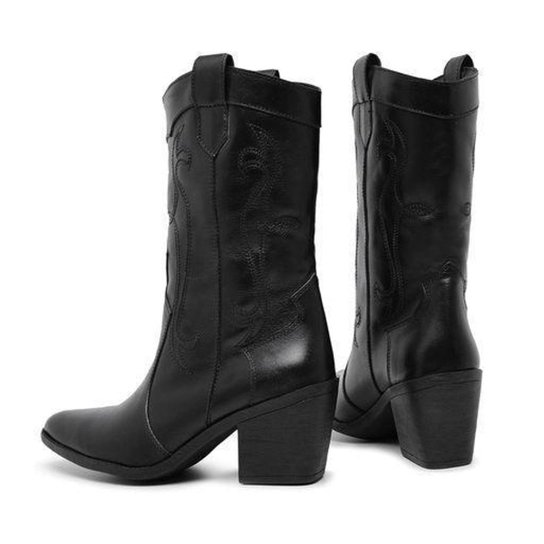 Bota Texana G Stock Cano Médio Country Feminina