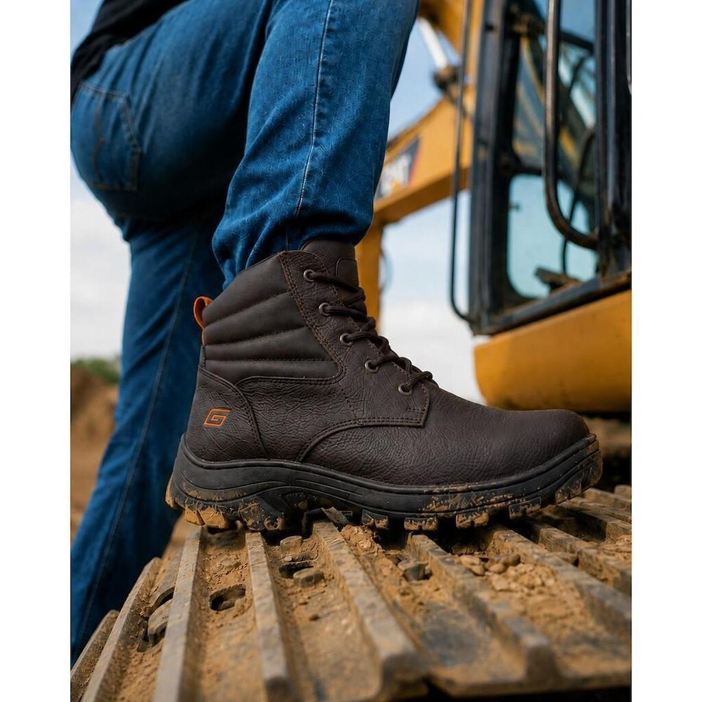 Bota Tork Masculina Couro Adventure Robustez Conforto