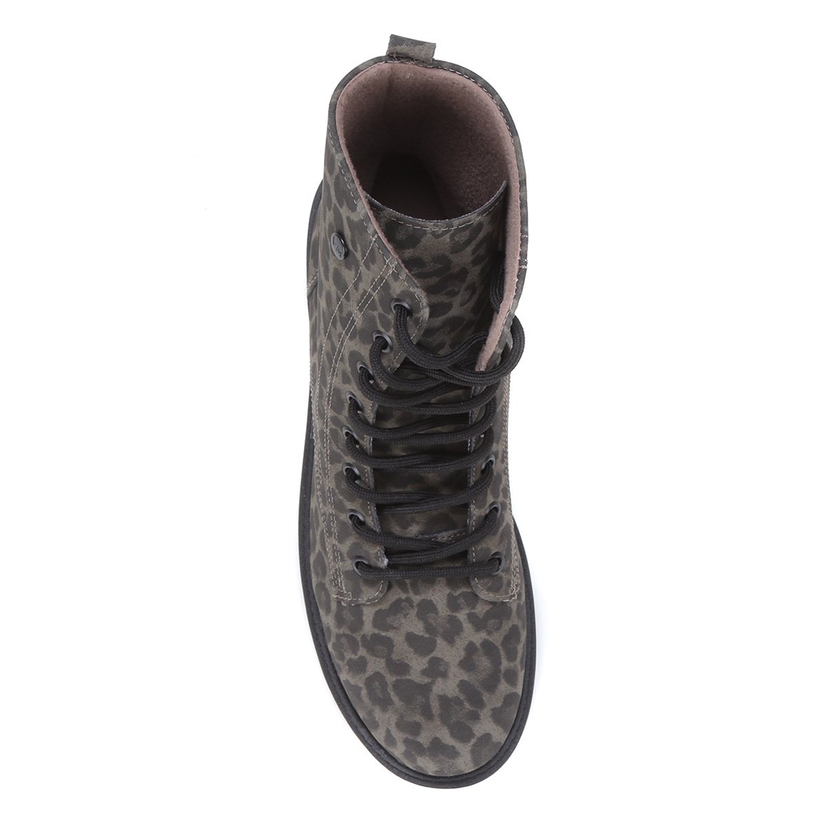 Bota Via Marte Animal Print Onça Feminina - Onça+Preto | Zattini