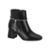 Bota Vizzano Bico Quadrado Cordão Cristal - Preto