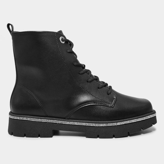 Bota Vizzano Pedraria Cano Médio Feminina