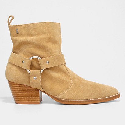 Bota Western Santa Lolla Camurça Cano Médio Feminina - Feminino