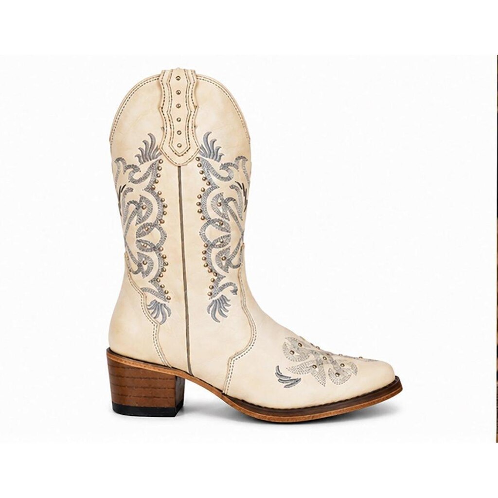 Bota Western Texana Cano Médio Passo Livre 1410 Feminino