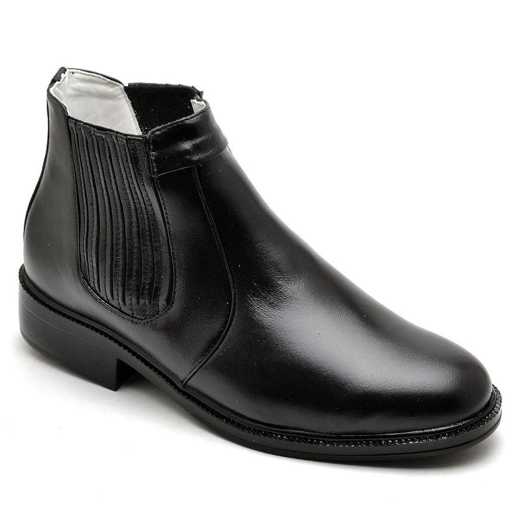 Botina Casual Conforto Couro De Carneiro Masculino