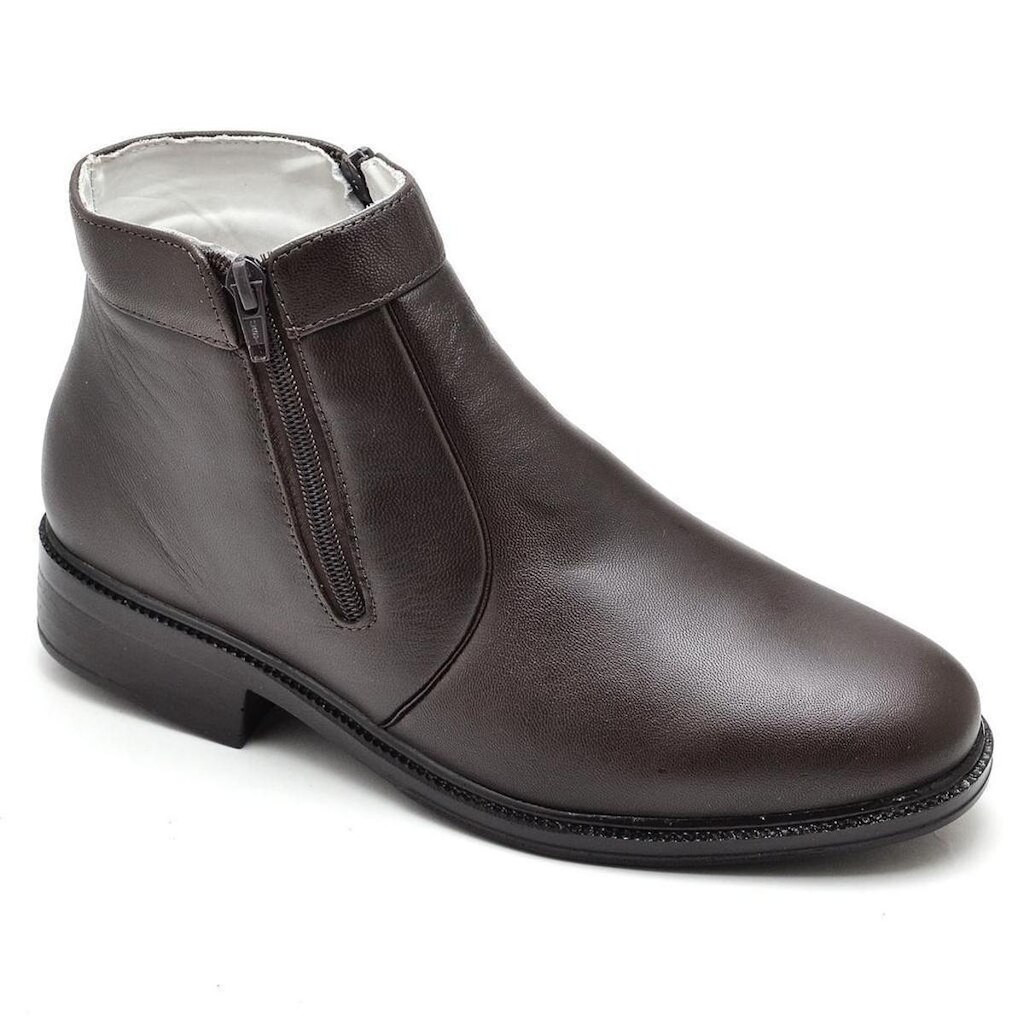 Botina Casual Conforto Couro De Carneiro Masculino