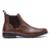Botina Chelsea Masculina Couro Extra Macio Elástico Lateral - Marrom