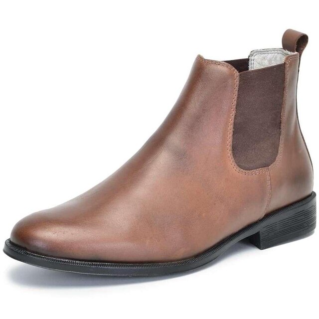 Botina Masculina Chelsea de Couro NS Vancouver | Clube do Sapato de Franca