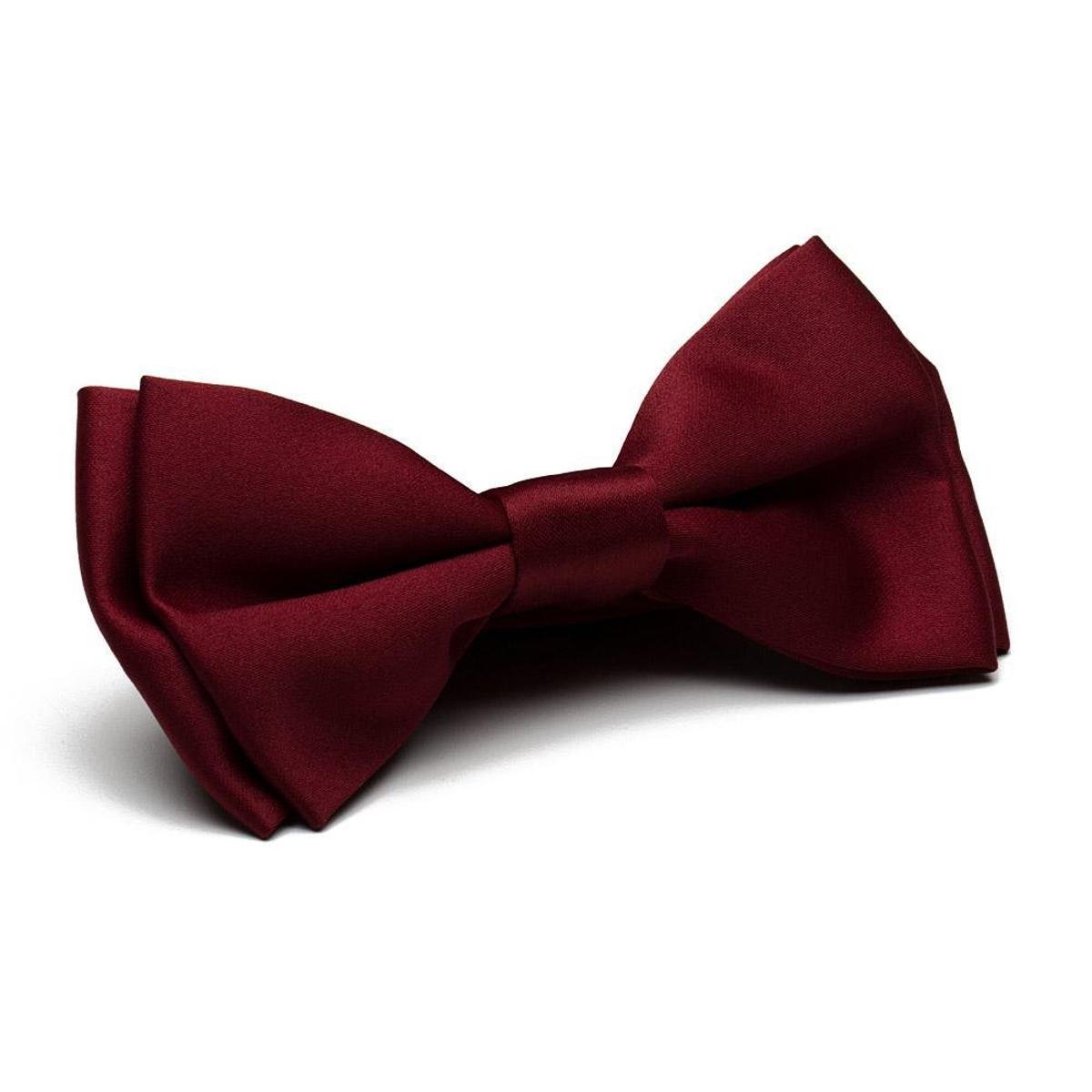 Gravata Borboleta Vinho - 100% poliéster