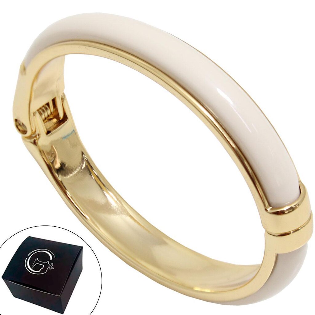 Bracelete com Resina Banhado a Ouro - NE