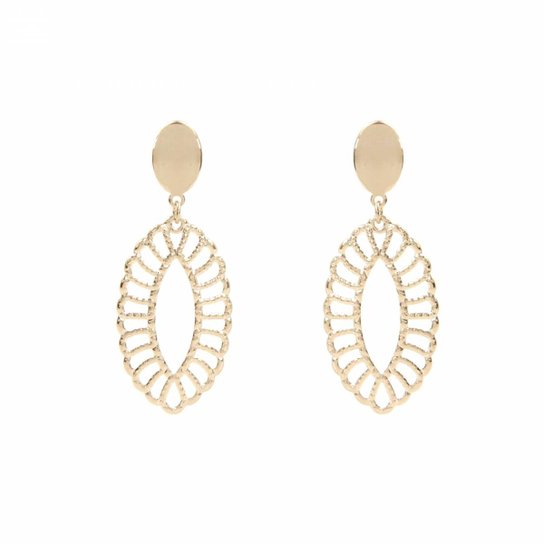 Brinco Bijoulux Folheado a Ouro 18K - Dourado
