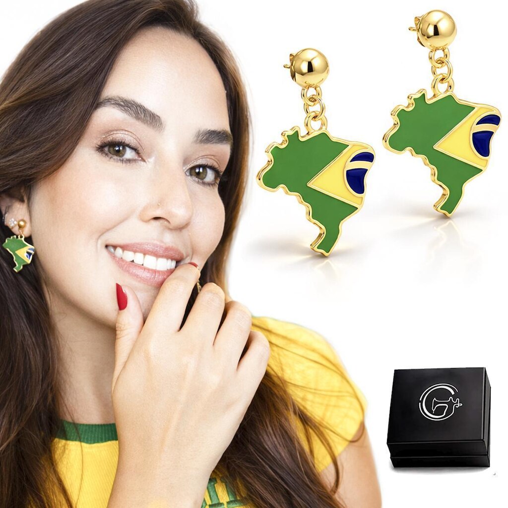 Brinco Brasil Copa Seleção Brasileira Feminino Ouro