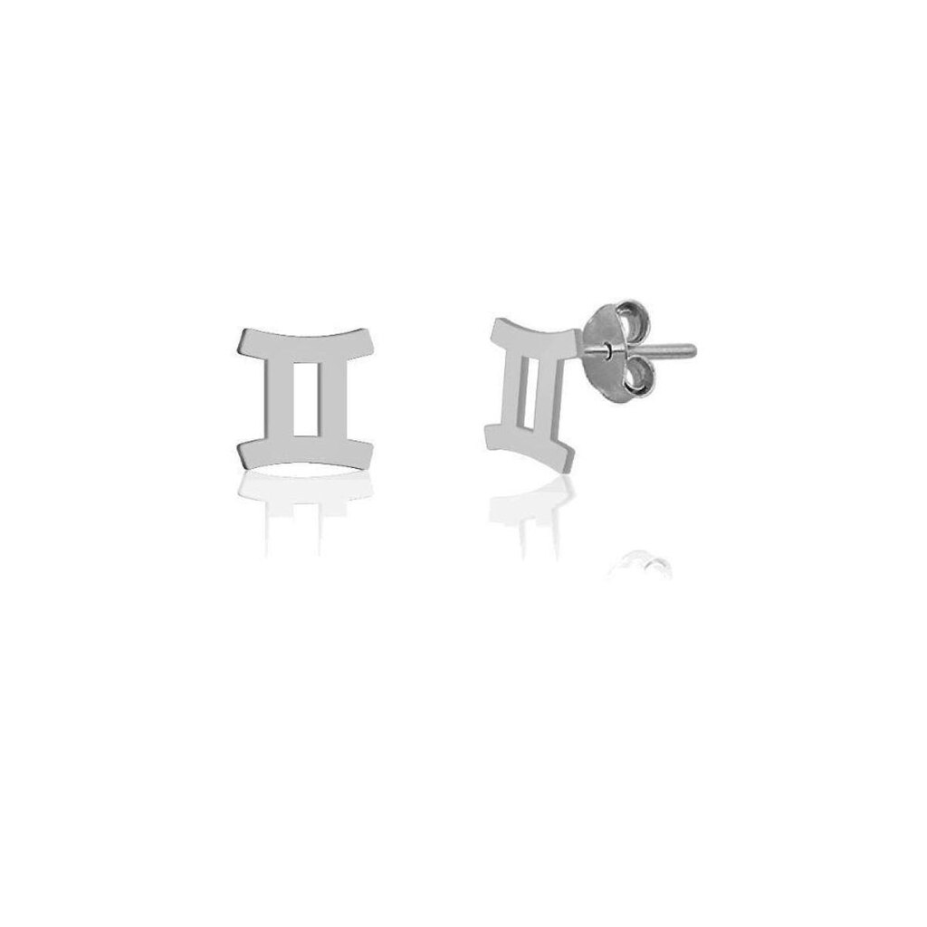 Brinco de Prata Life Signo Gêmeos