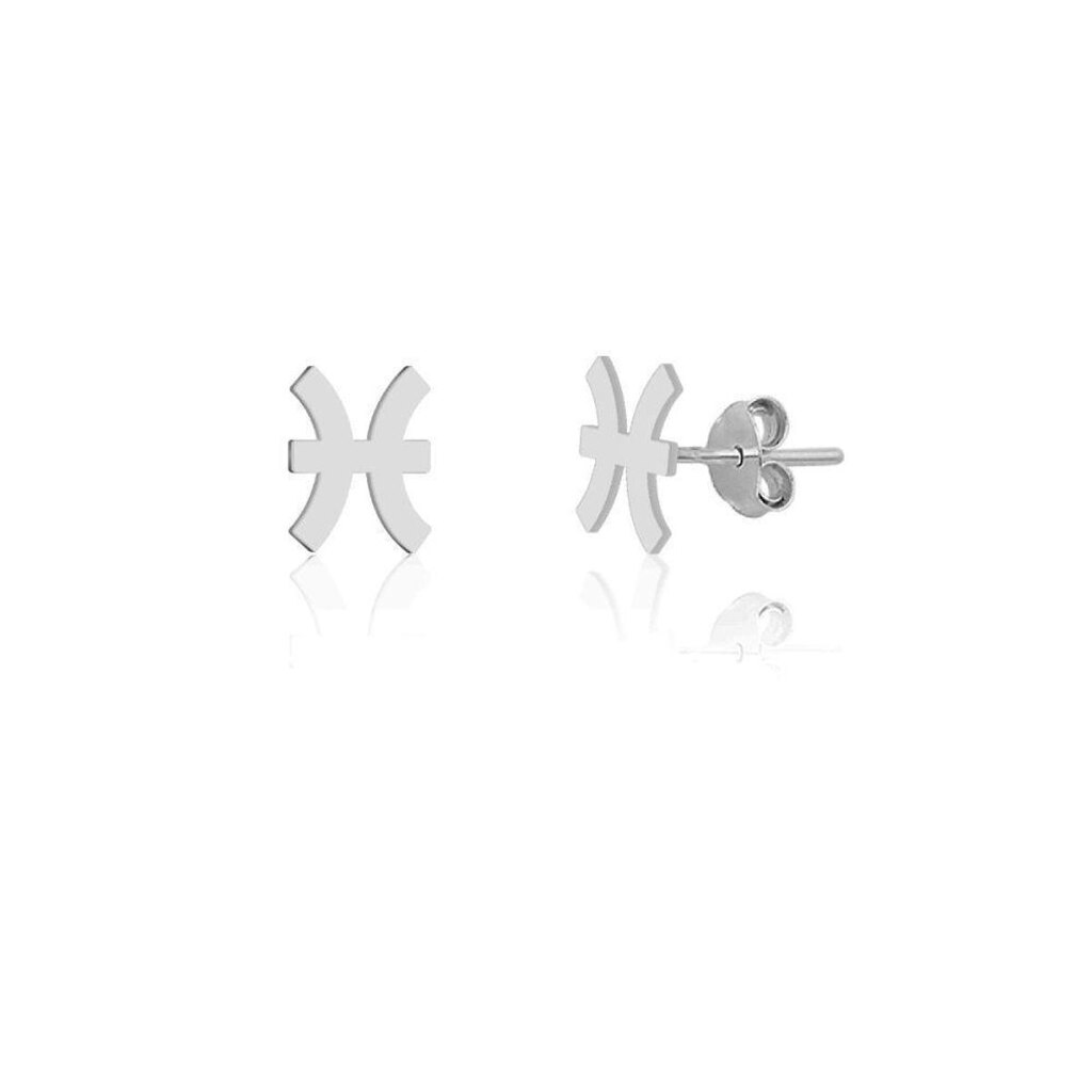 Brinco de Prata Life Signo Peixes