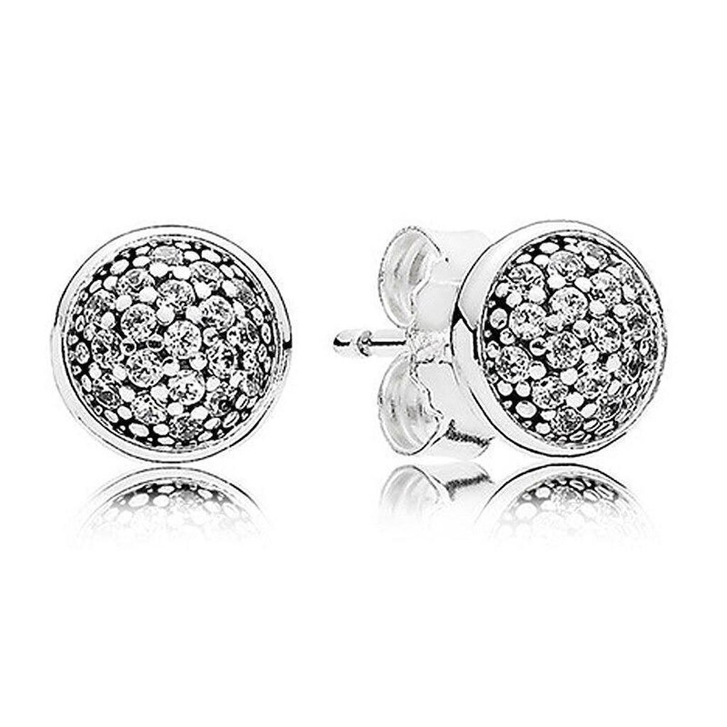Brinco de Prata Petit Gotas Brilhantes