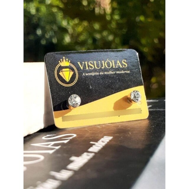 Brinco Pressão Magnético Ponto de Luz 5mm Aço Inox - PAR