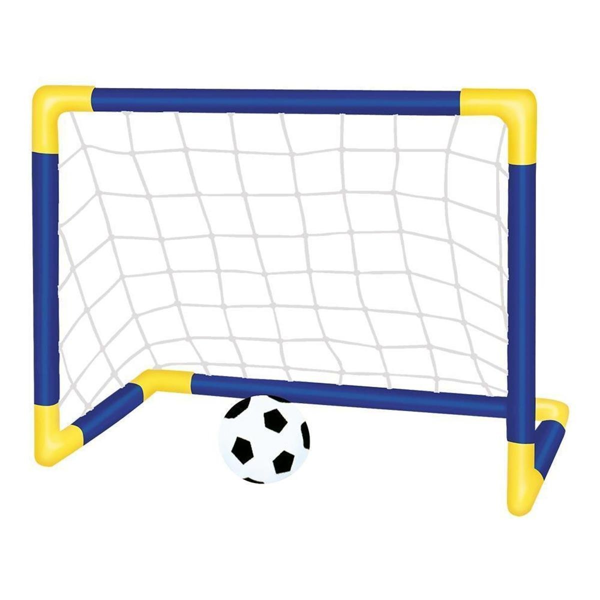 Brinquedo Futebol Gol com Trave Rede Mini Bola Menor preço em Brinquedo Futebol Gol com Trave Rede Mini Bola