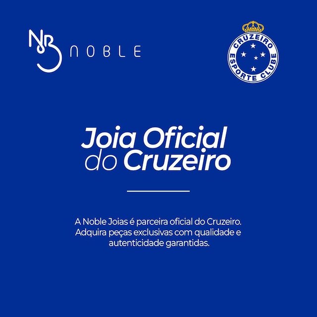 Broche Camisa Cruzeiro Oficial em Prata 925 Legítima